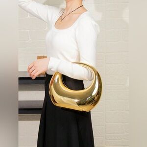 Gold Crescent Bag